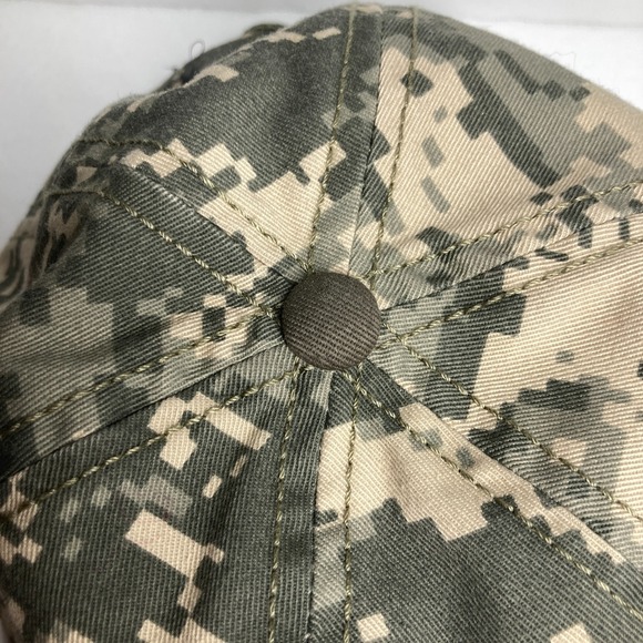 U.S. Army Cap Hat Adult Adjustable Desert‎ Beige Green Digital Camo Gorpcore - Picture 4 of 11